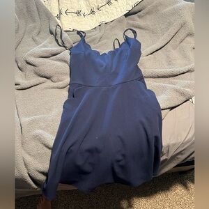Blue dress